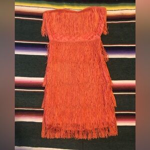 Asos Mini Fringe Dress